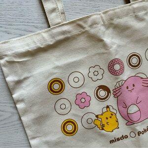 Pokemon Mister Donut Misdo Tote Bag from Lucky Bag